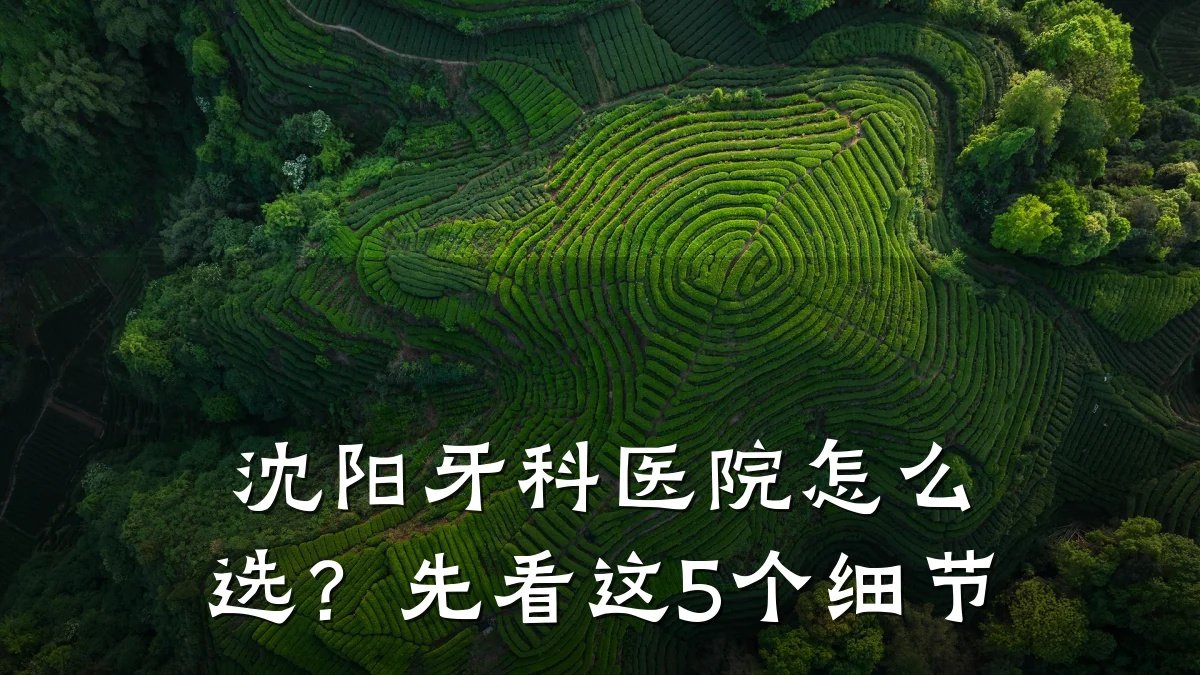 沈阳牙科医院怎么选？先看这5个细节