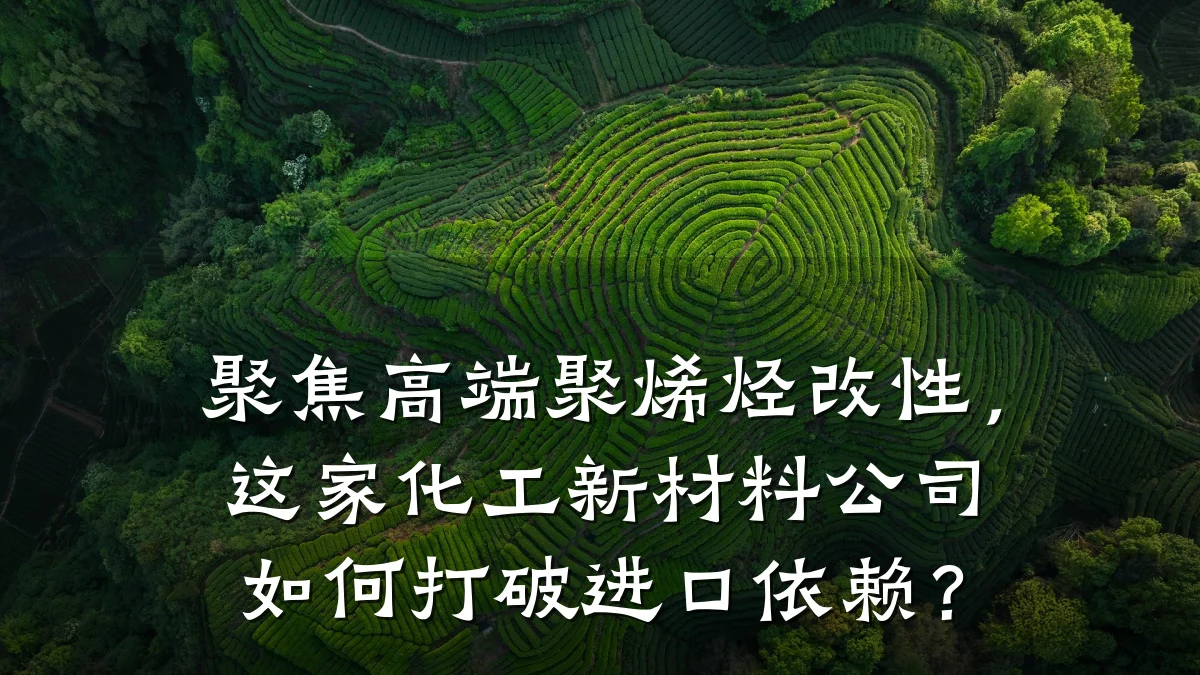 聚焦高端聚烯烃改性，这家化工新材料公司如何打破进口依赖？