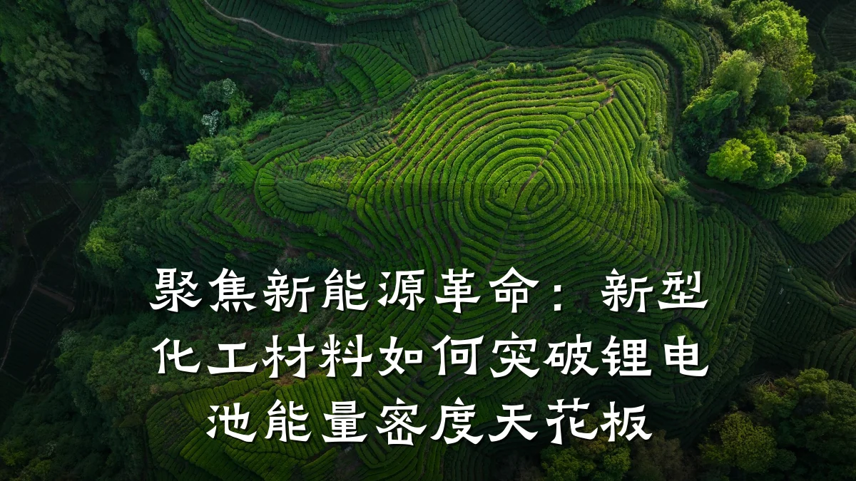 聚焦新能源革命：新型化工材料如何突破锂电池能量密度天花板
