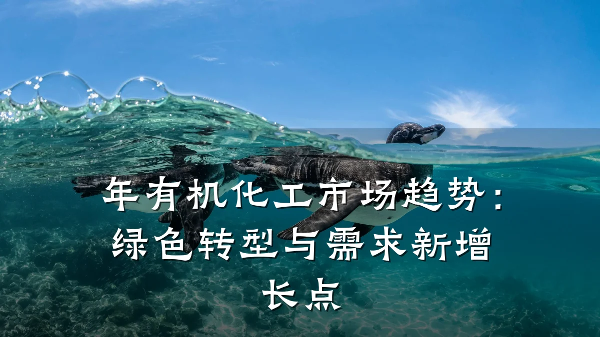 年有机化工市场趋势:绿色转型与需求新增长点