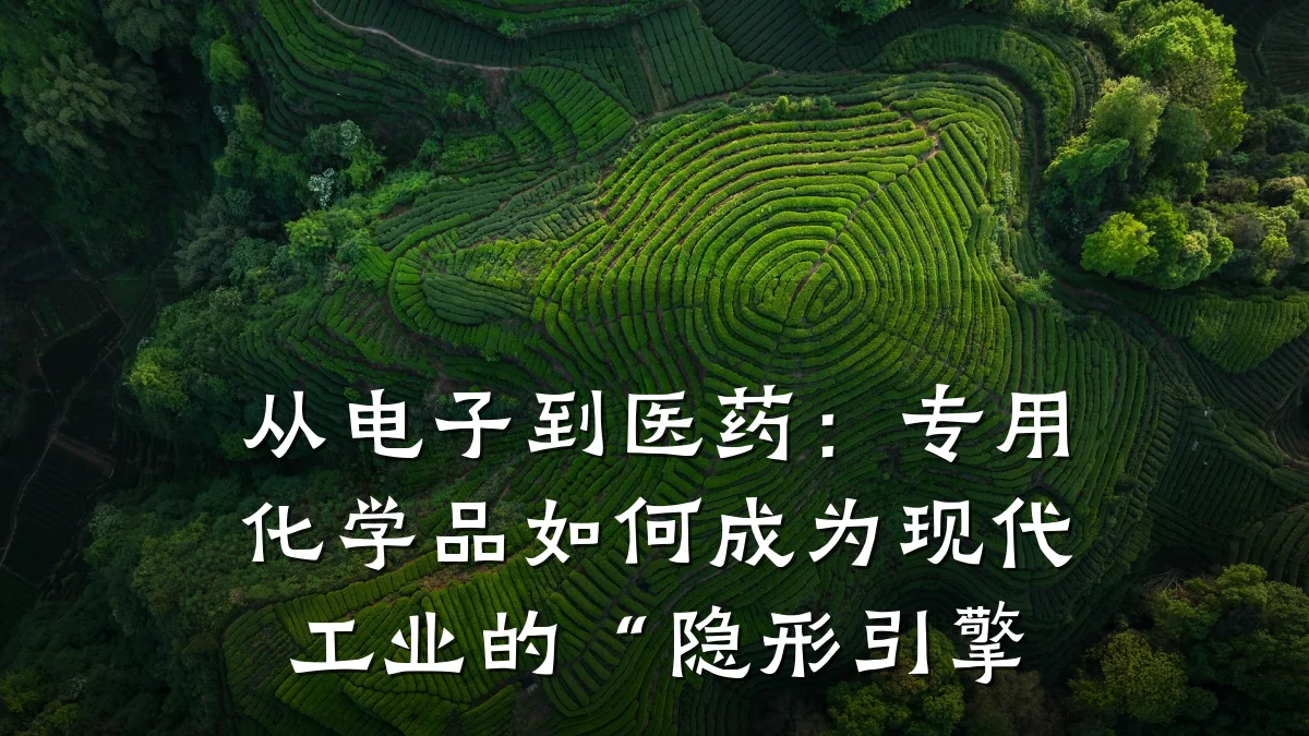 从电子到医药：专用化学品如何成为现代工业的“隐形引擎