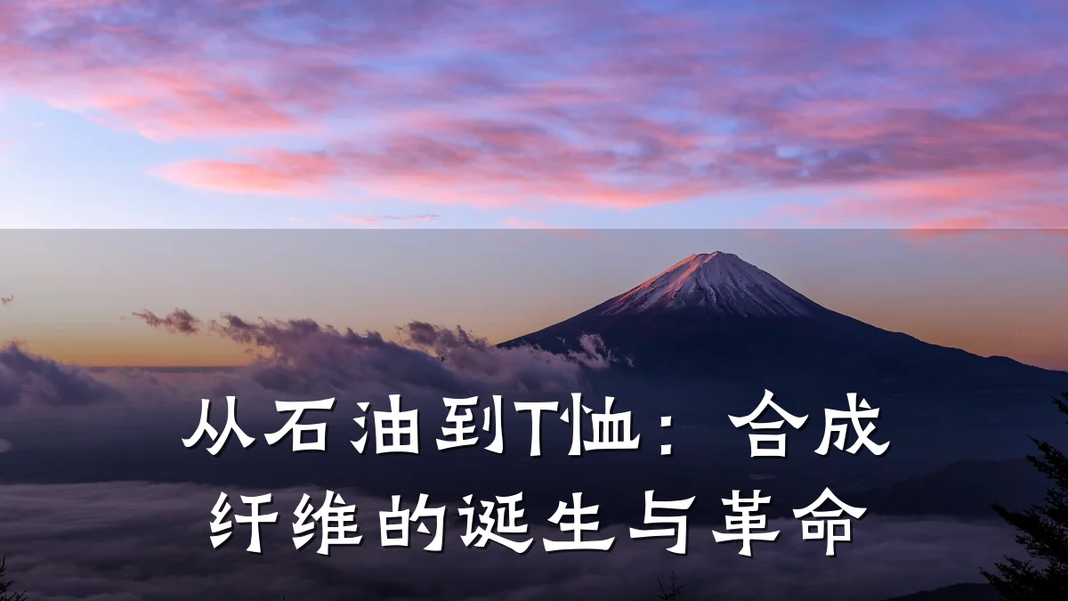 从石油到T恤：合成纤维的诞生与革命
