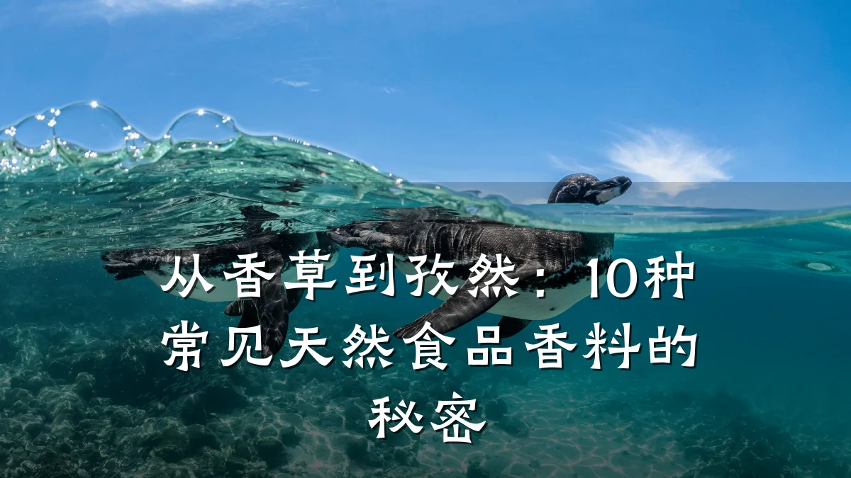 从香草到孜然：10种常见天然食品香料的秘密