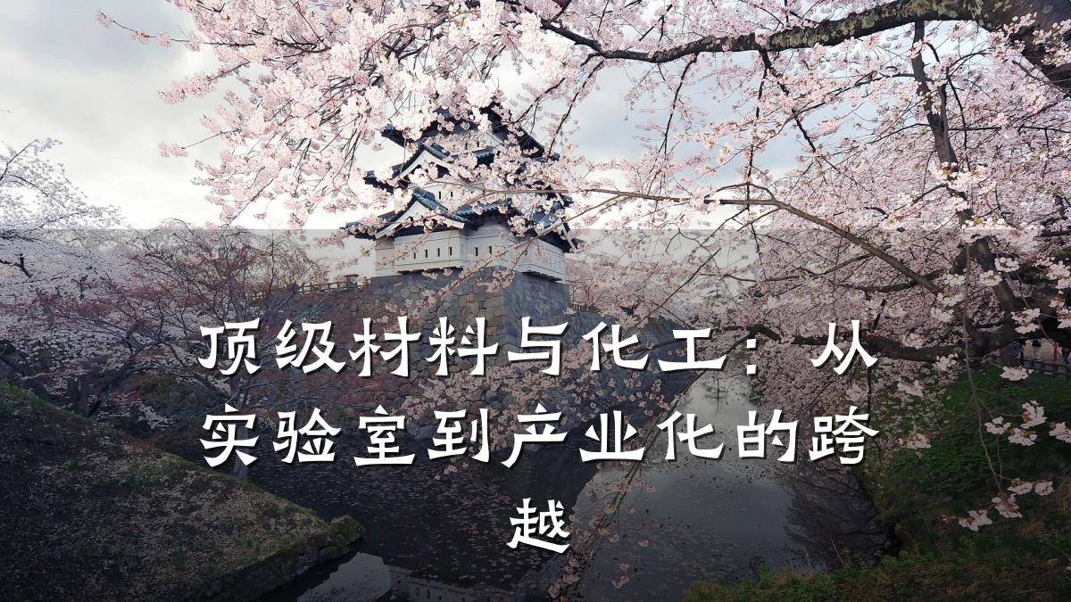 顶级材料与化工：从实验室到产业化的跨越