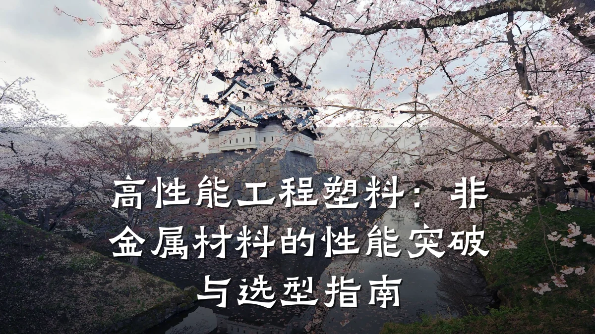 高性能工程塑料：非金属材料的性能突破与选型指南