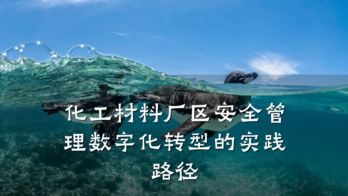 化工材料厂区安全管理数字化转型的实践路径