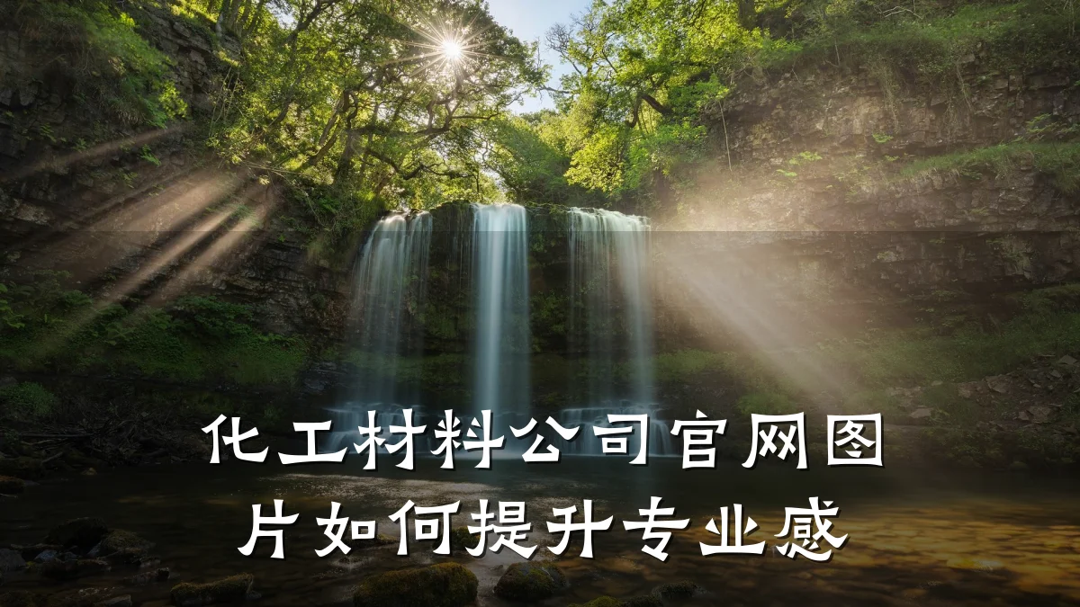 化工材料公司官网图片如何提升专业感