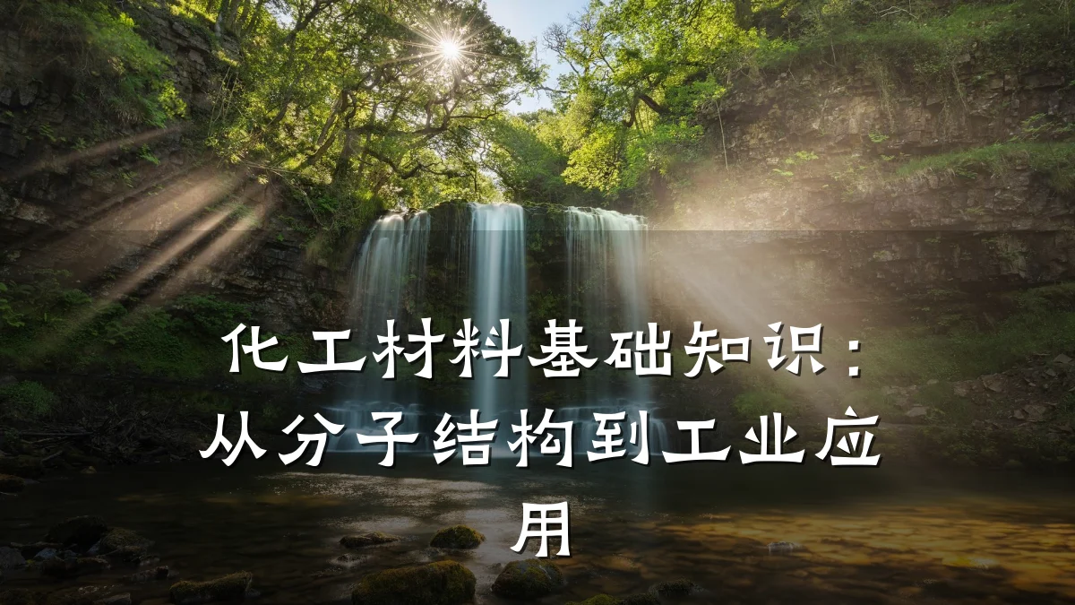 化工材料基础知识:从分子结构到工业应用