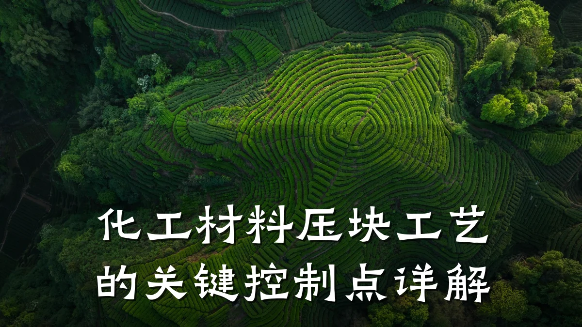 化工材料压块工艺的关键控制点详解