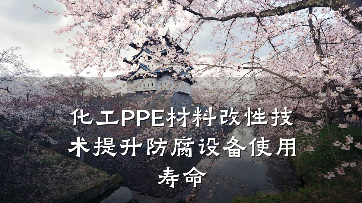 化工PPE材料改性技术提升防腐设备使用寿命