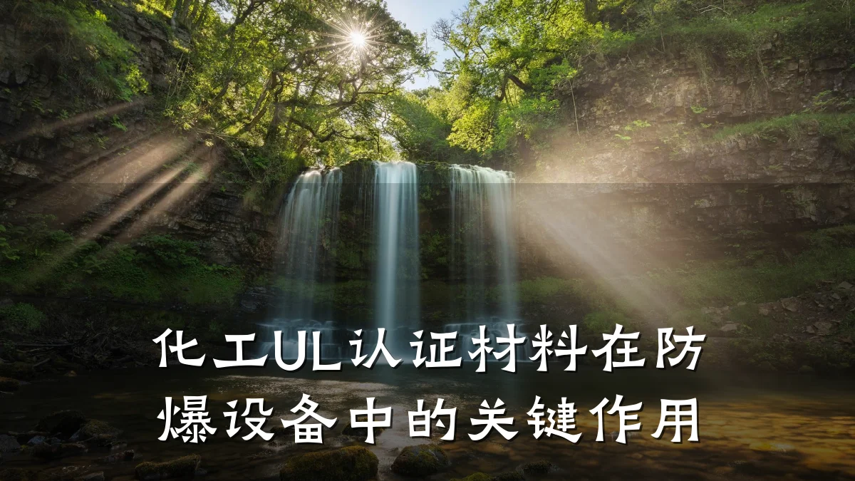 化工UL认证材料在防爆设备中的关键作用