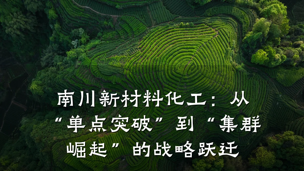 南川新材料化工：从“单点突破”到“集群崛起”的战略跃迁