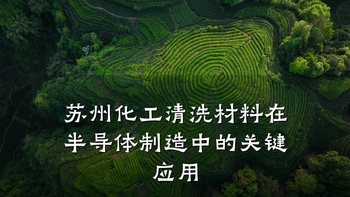 苏州化工清洗材料在半导体制造中的关键应用