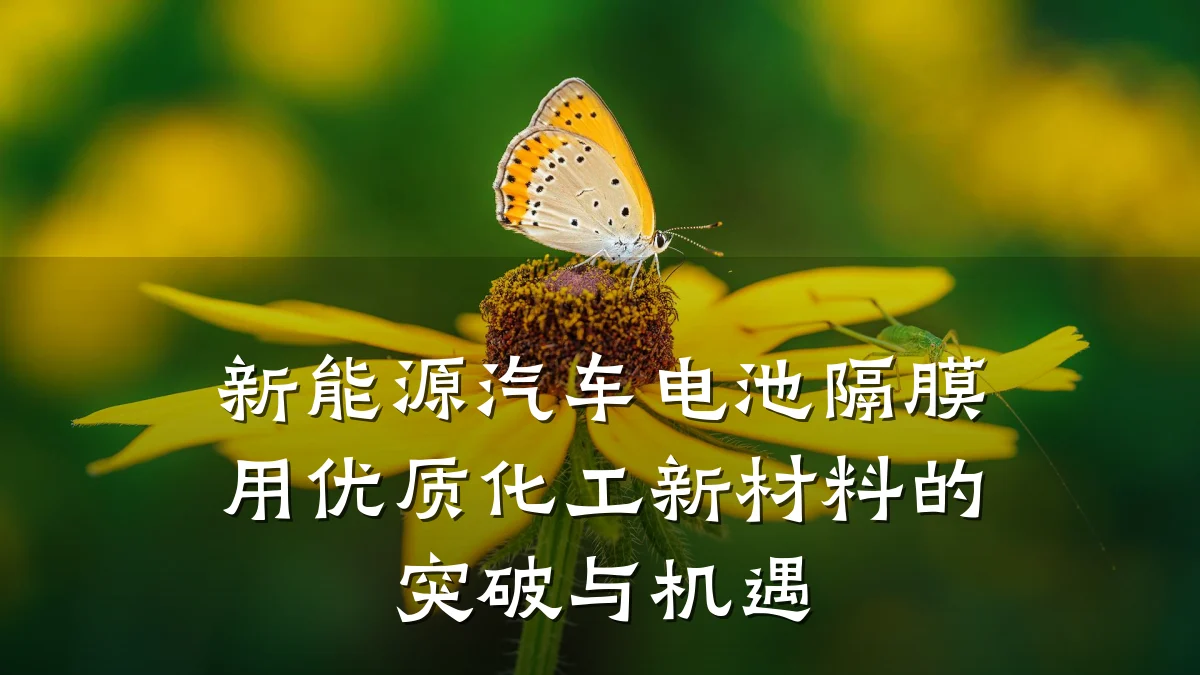 新能源汽车电池隔膜用优质化工新材料的突破与机遇