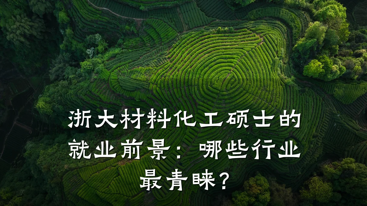 浙大材料化工硕士的就业前景：哪些行业最青睐？