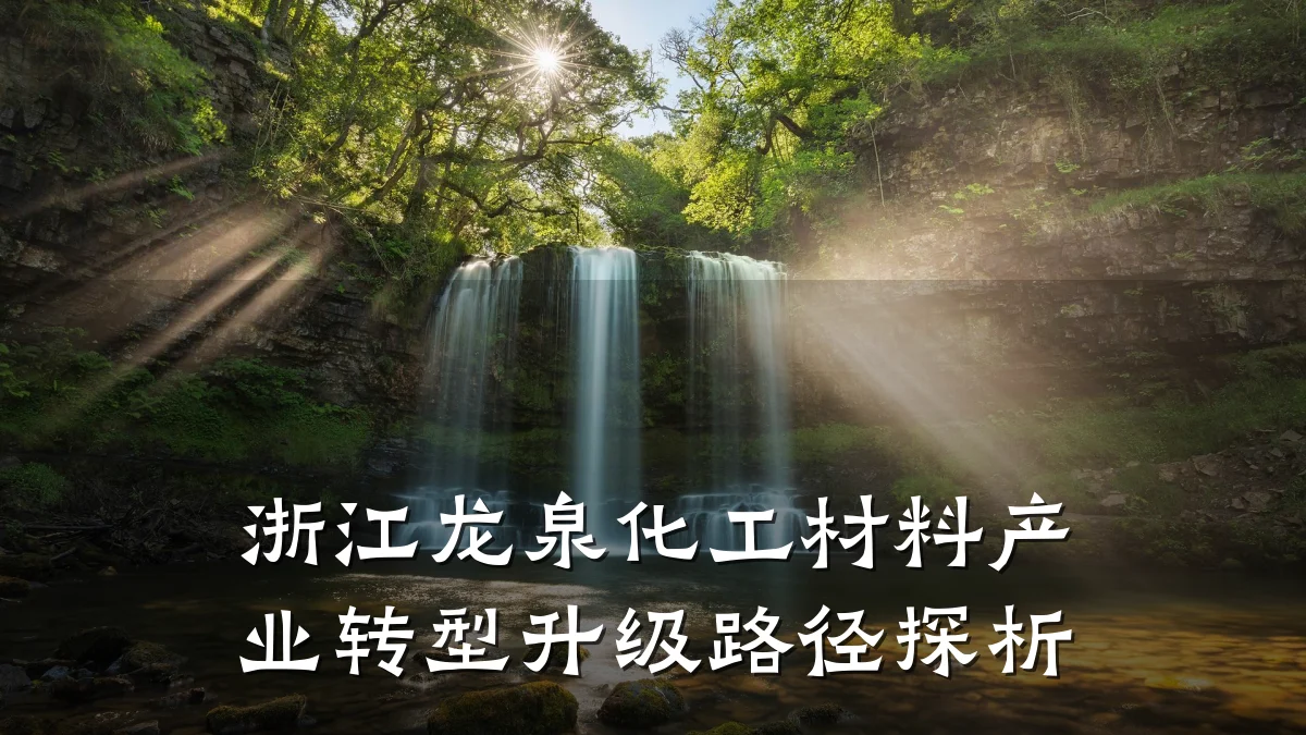 浙江龙泉化工材料产业转型升级路径探析