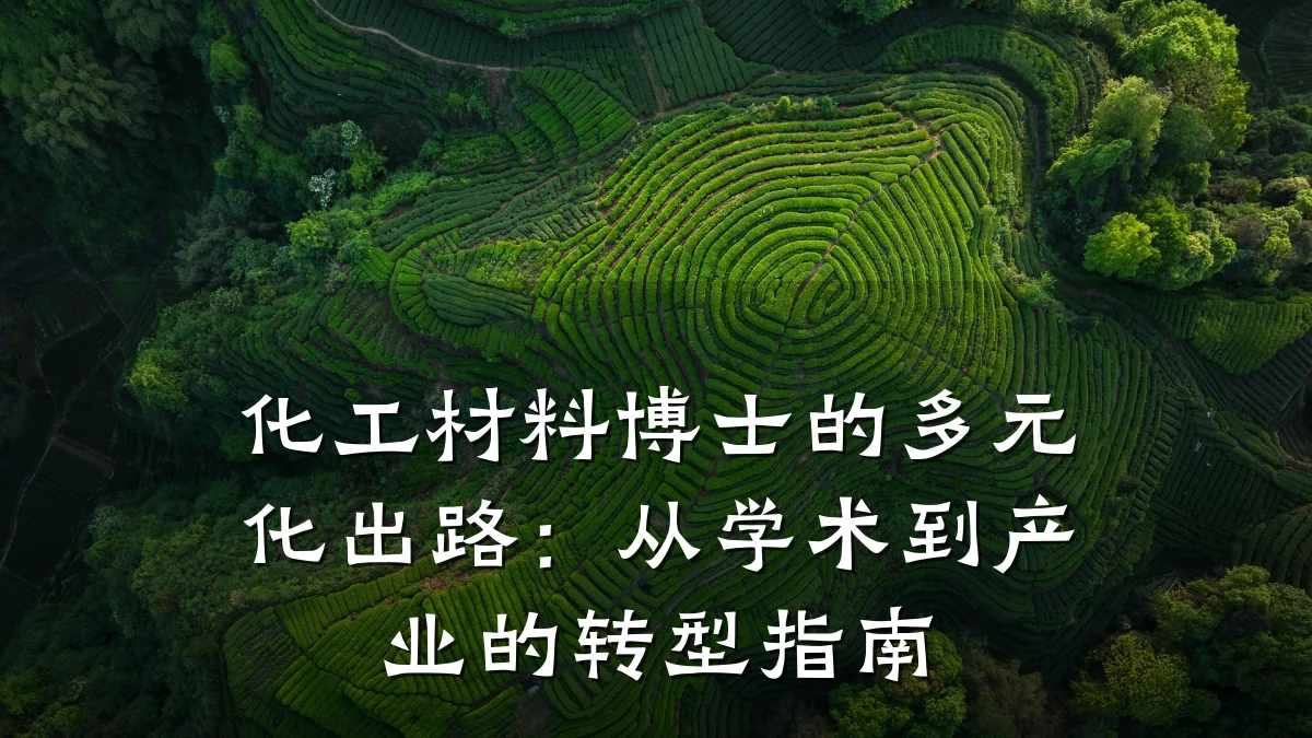 化工材料博士的多元化出路：从学术到产业的转型指南