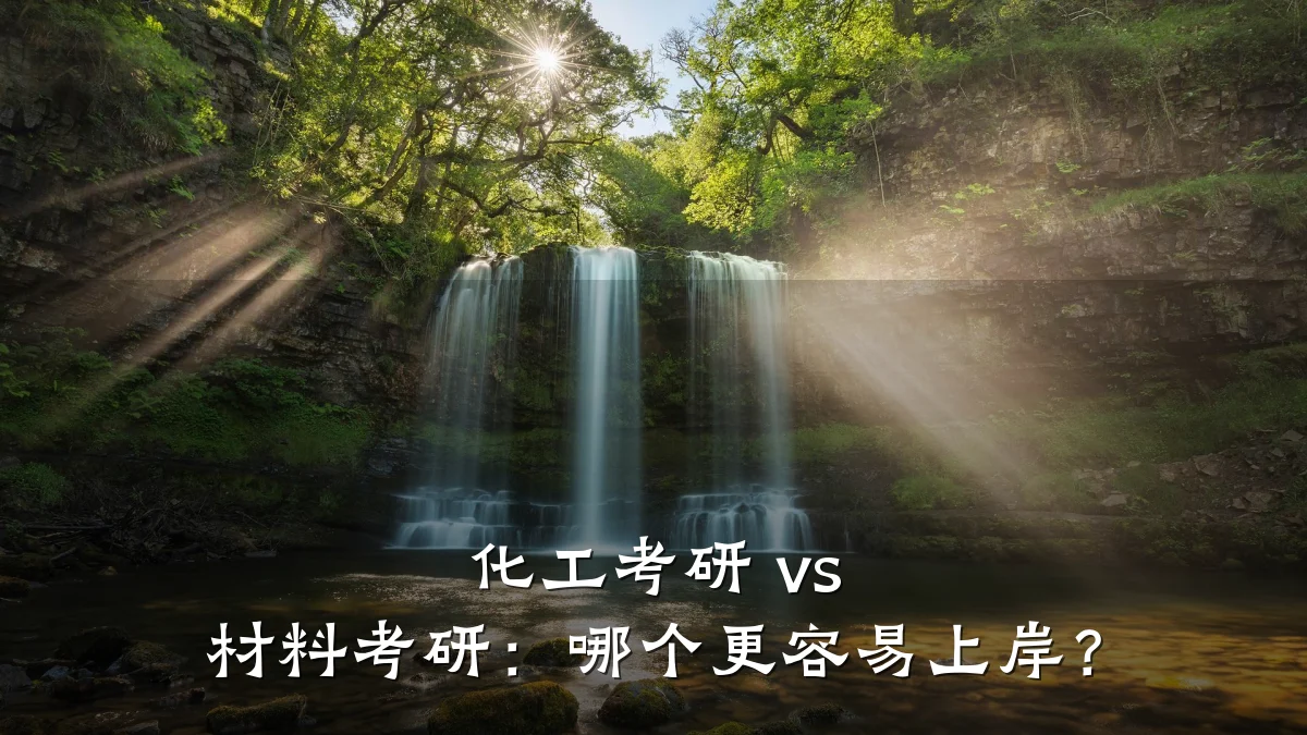 化工考研 vs 材料考研：哪个更容易上岸？