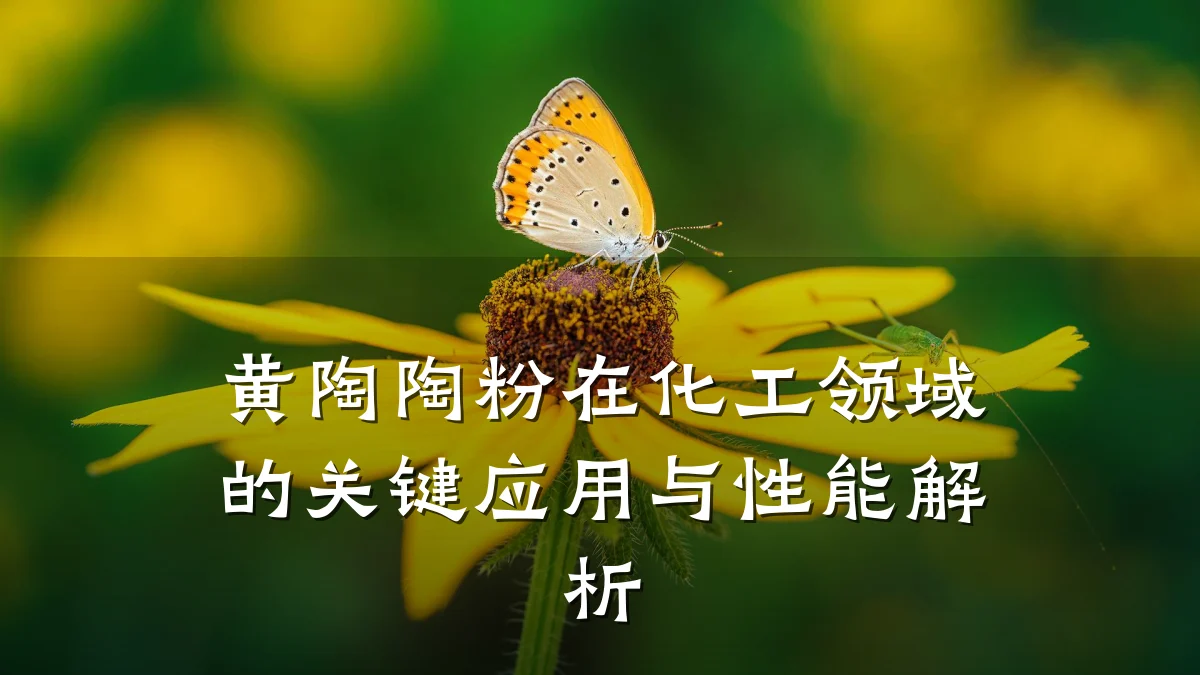 黄陶陶粉在化工领域的关键应用与性能解析