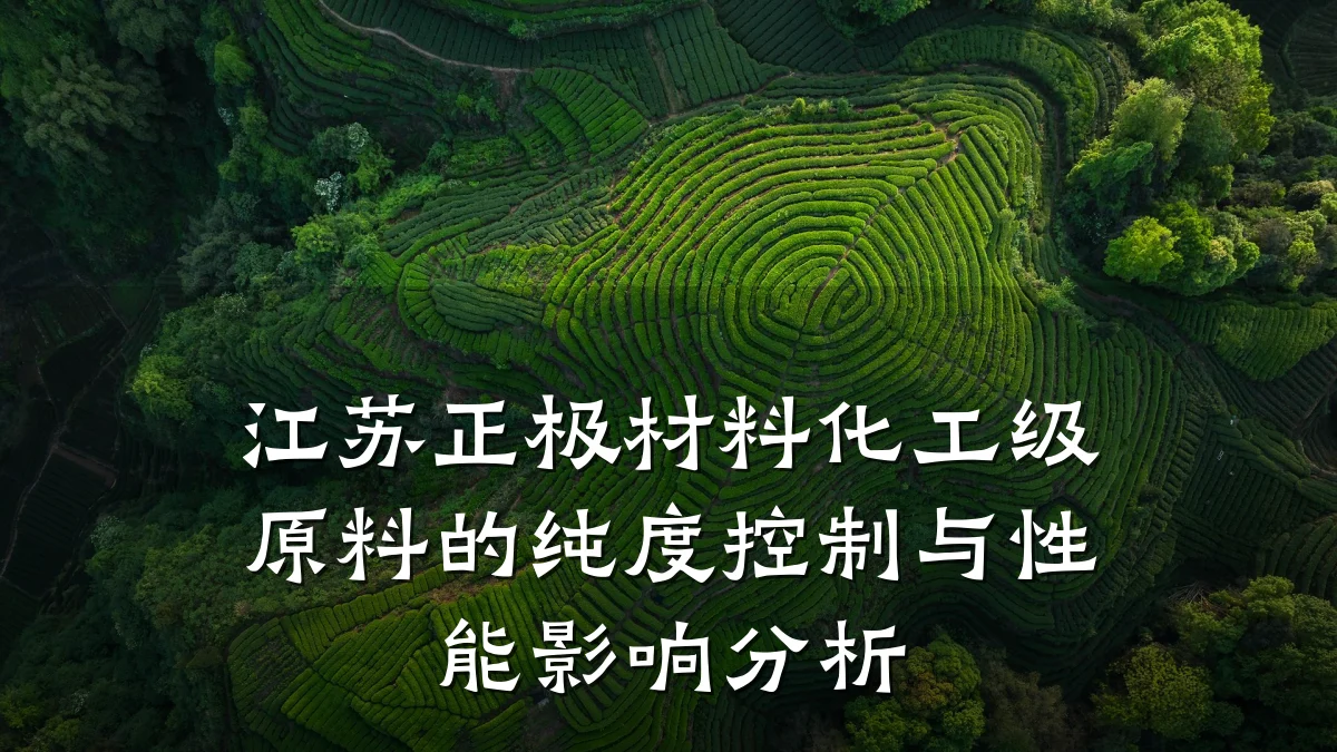 江苏正极材料化工级原料的纯度控制与性能影响分析