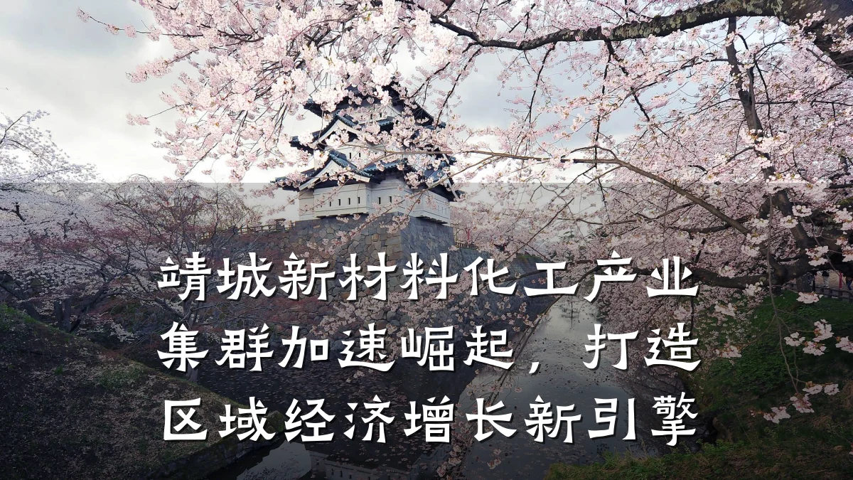 靖城新材料化工产业集群加速崛起，打造区域经济增长新引擎