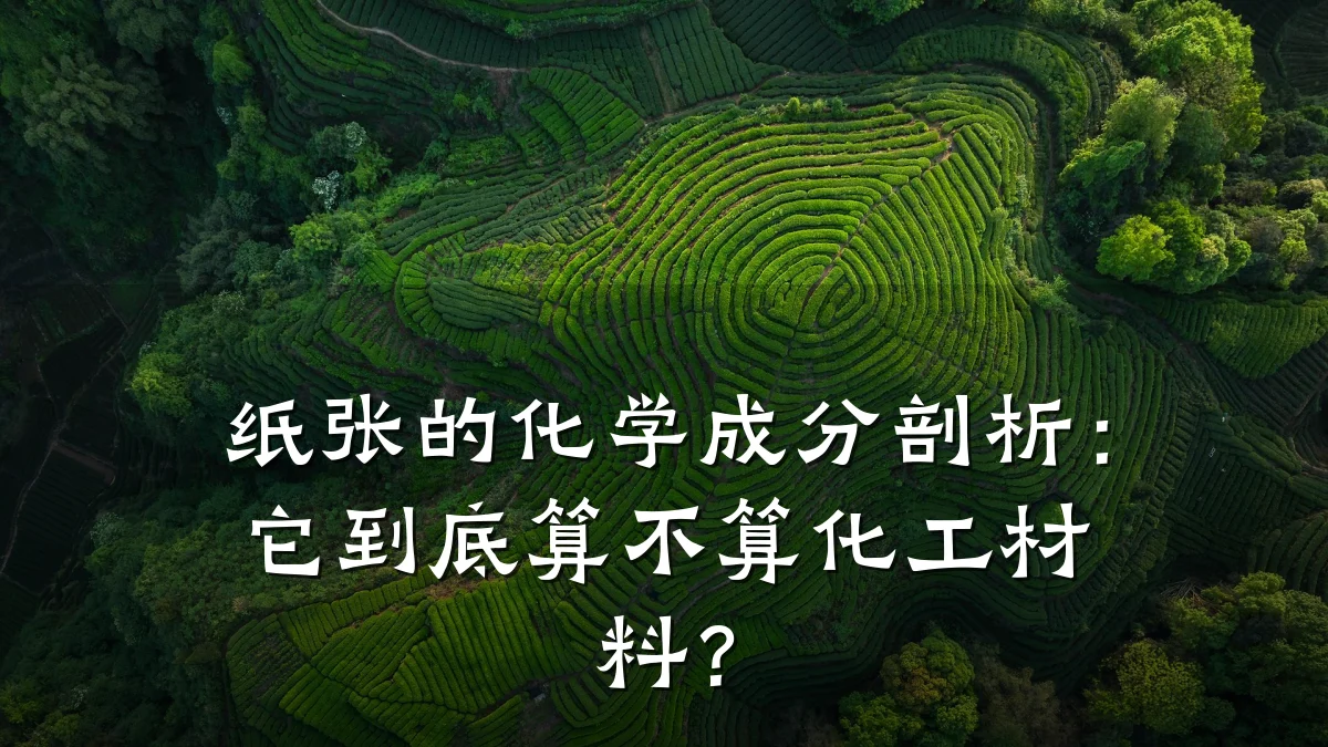 纸张的化学成分剖析：它到底算不算化工材料？