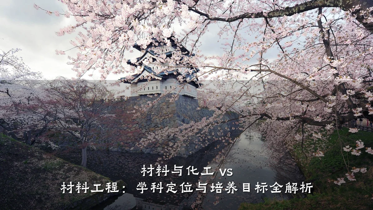 材料与化工 vs 材料工程：学科定位与培养目标全解析