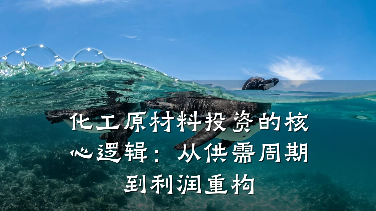 化工原材料投资的核心逻辑:从供需周期到利润重构
