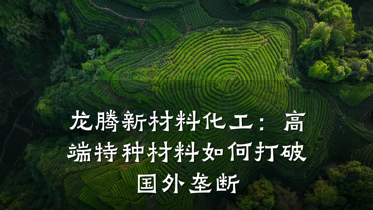 龙腾新材料化工：高端特种材料如何打破国外垄断