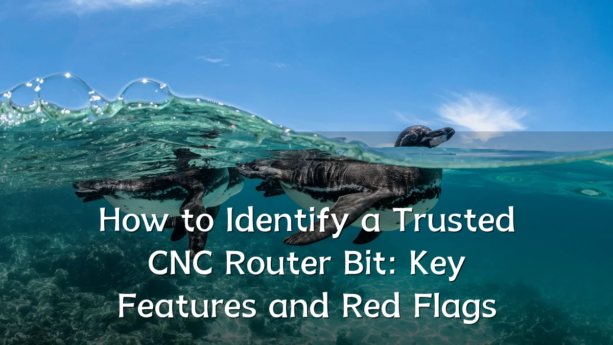 How to Identify a Trusted CNC Router Bit: Key Features and Red Flags