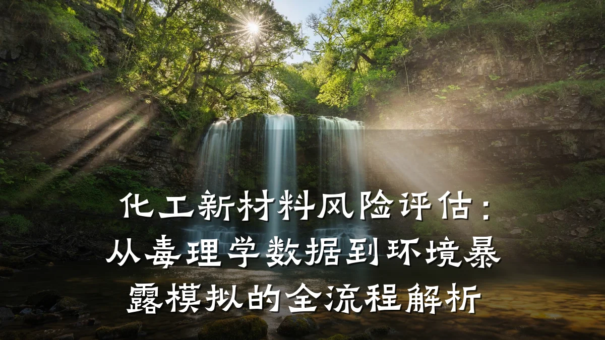 化工新材料风险评估：从毒理学数据到环境暴露模拟的全流程解析