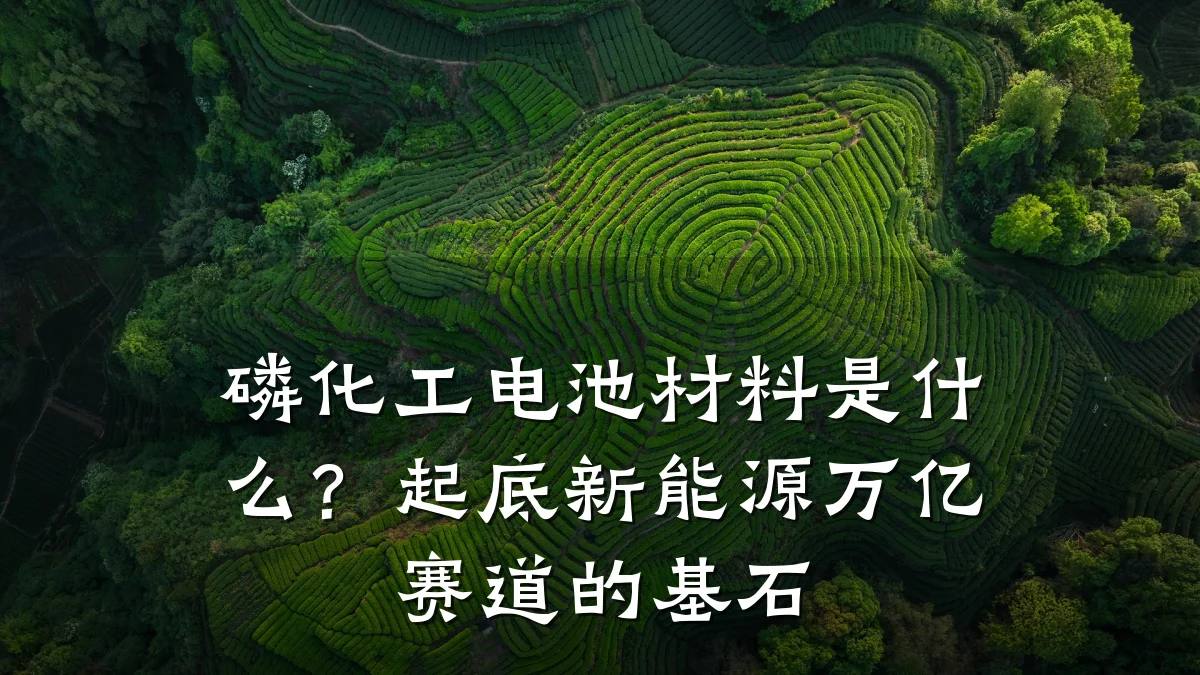 磷化工电池材料是什么？起底新能源万亿赛道的基石