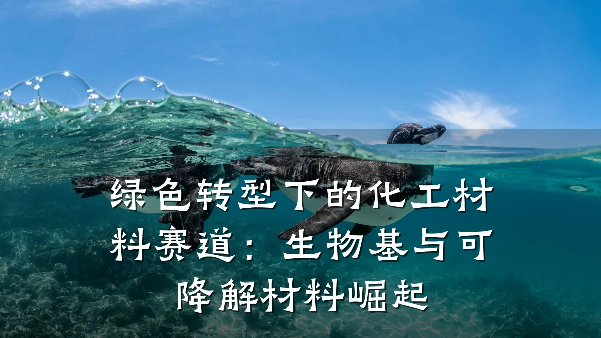绿色转型下的化工材料赛道：生物基与可降解材料崛起