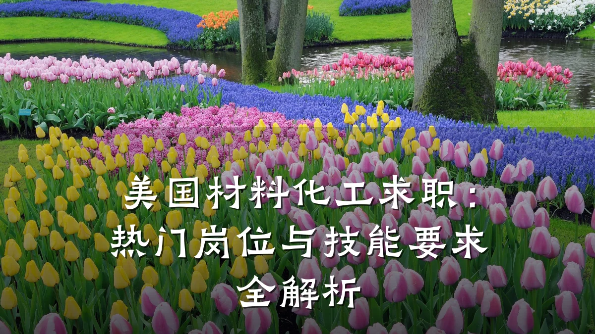 美国材料化工求职:热门岗位与技能要求全解析