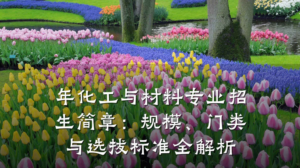 年化工与材料专业招生简章:规模、门类与选拔标准全解析