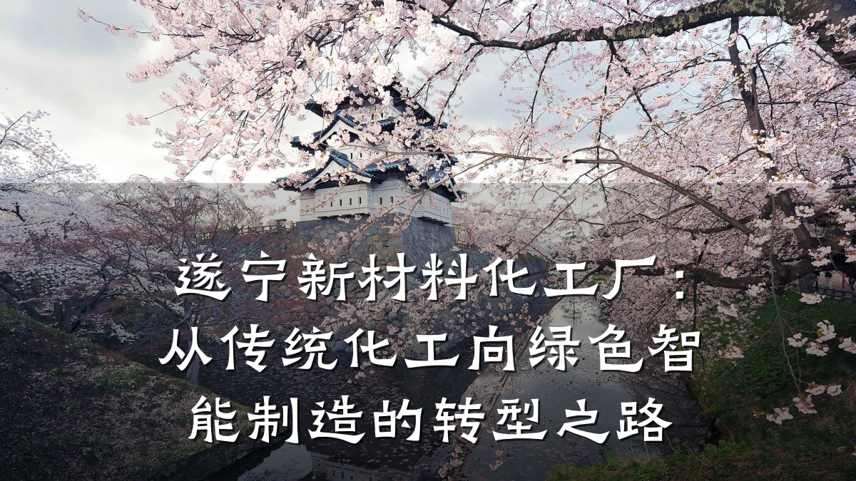遂宁新材料化工厂：从传统化工向绿色智能制造的转型之路