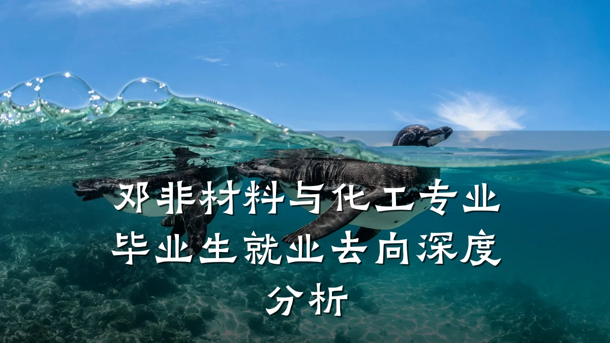 邓非材料与化工专业毕业生就业去向深度分析