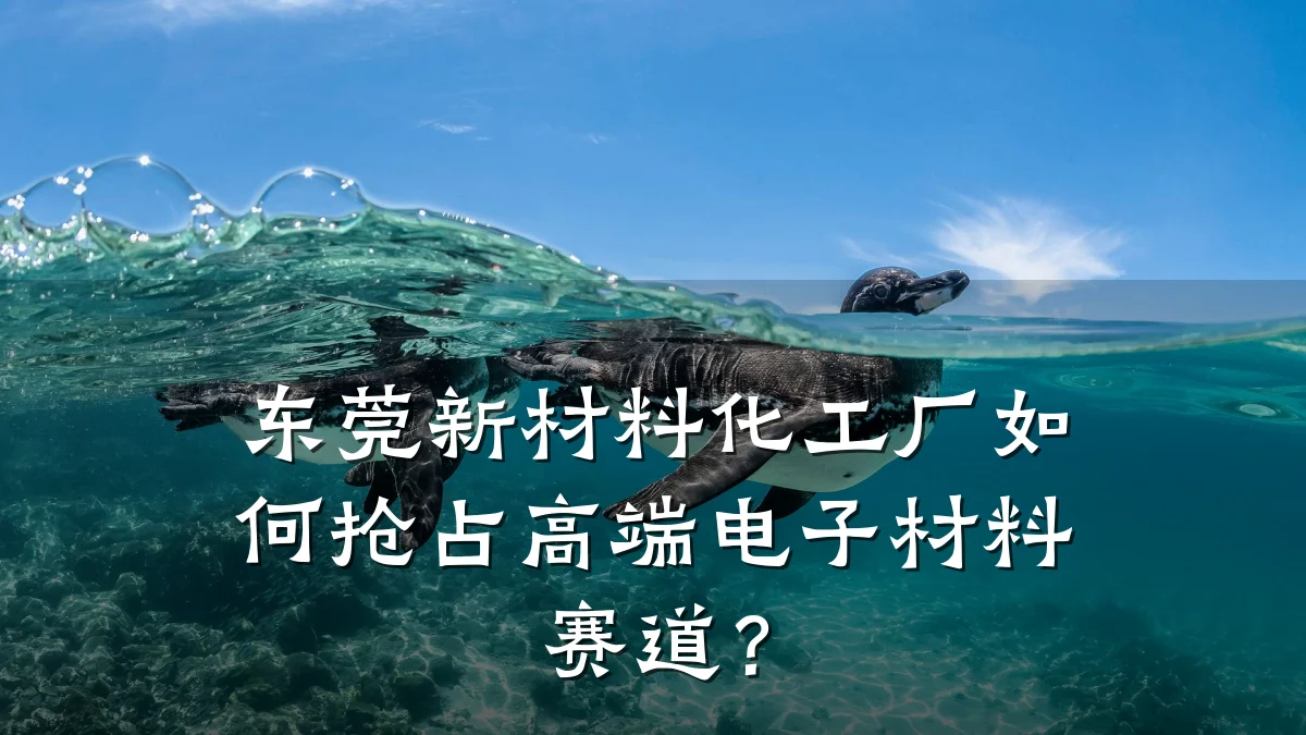 东莞新材料化工厂如何抢占高端电子材料赛道？