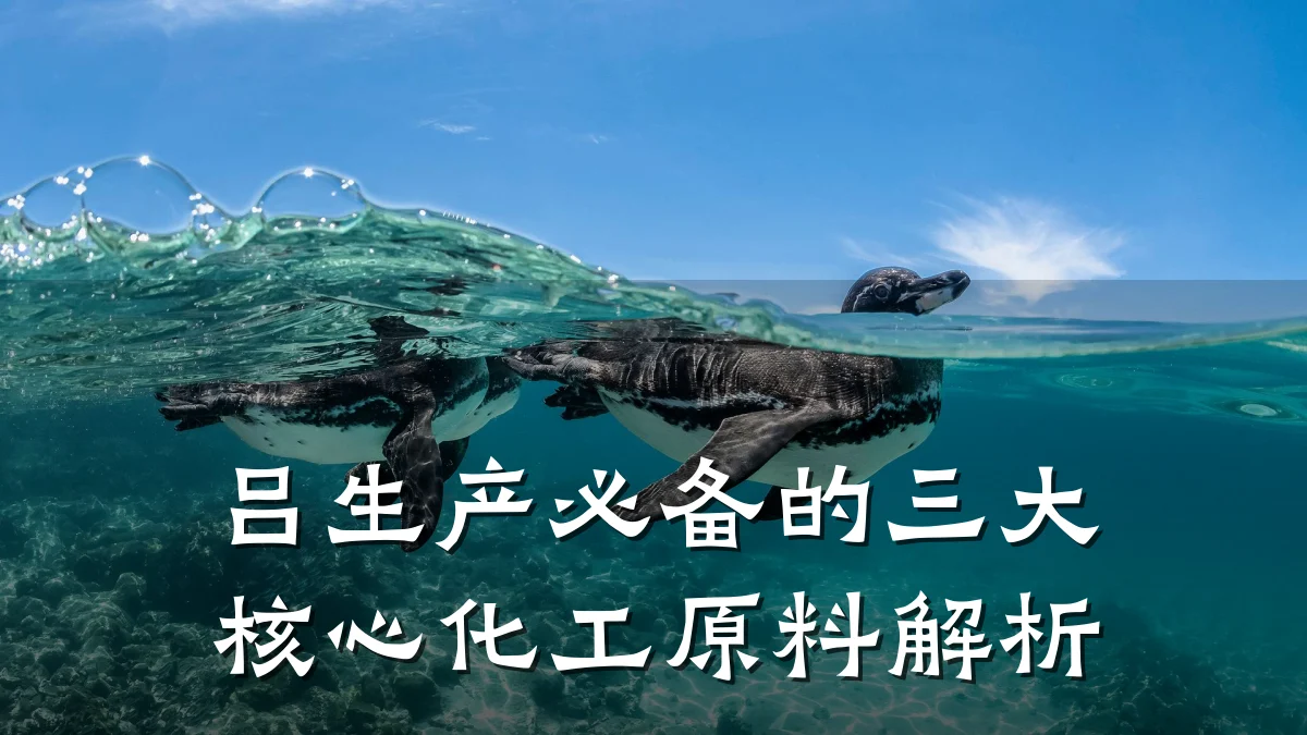 吕生产必备的三大核心化工原料解析