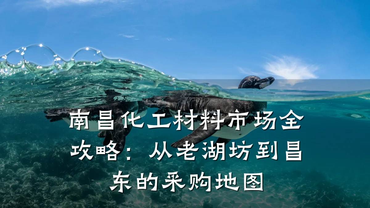 南昌化工材料市场全攻略：从老湖坊到昌东的采购地图