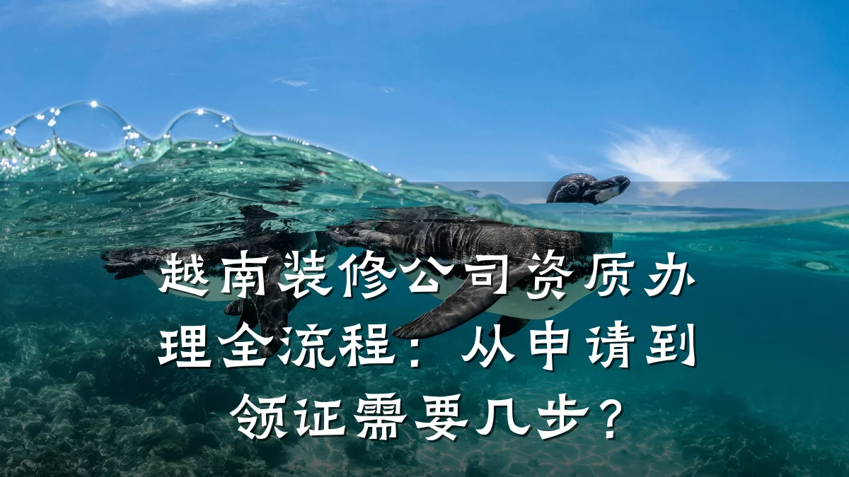 越南装修公司资质办理全流程：从申请到领证需要几步？