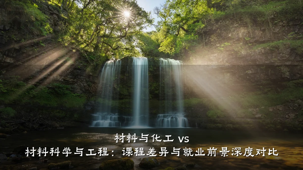 材料与化工 vs 材料科学与工程:课程差异与就业前景深度对比