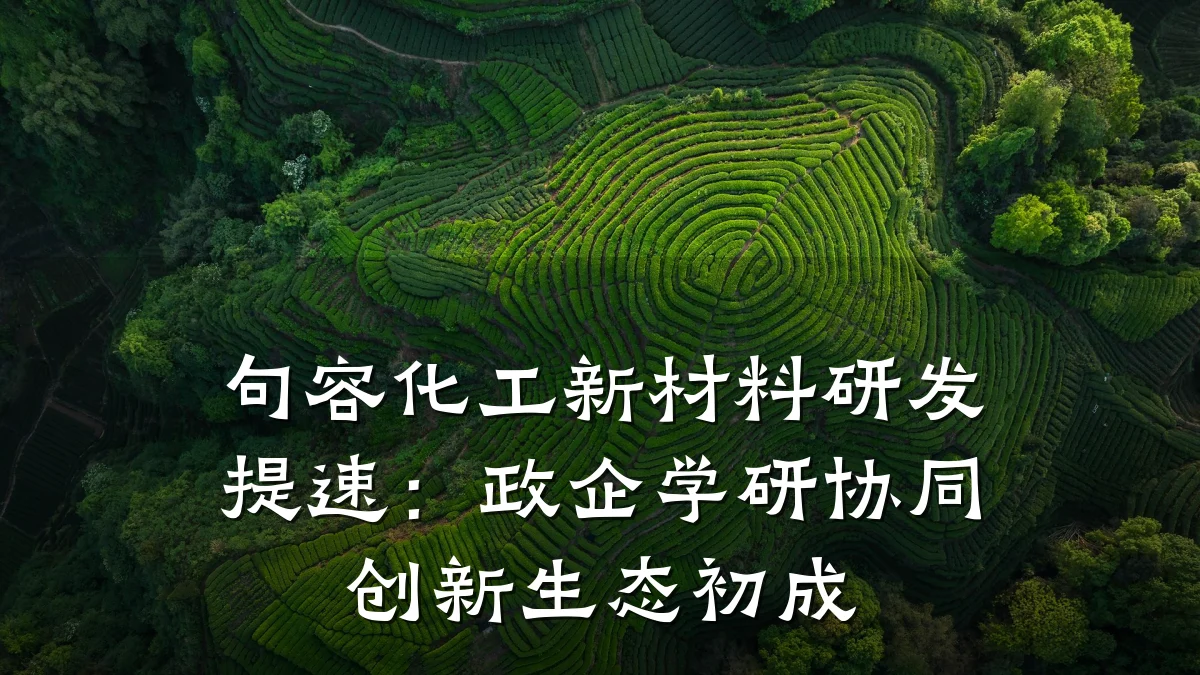 句容化工新材料研发提速：政企学研协同创新生态初成