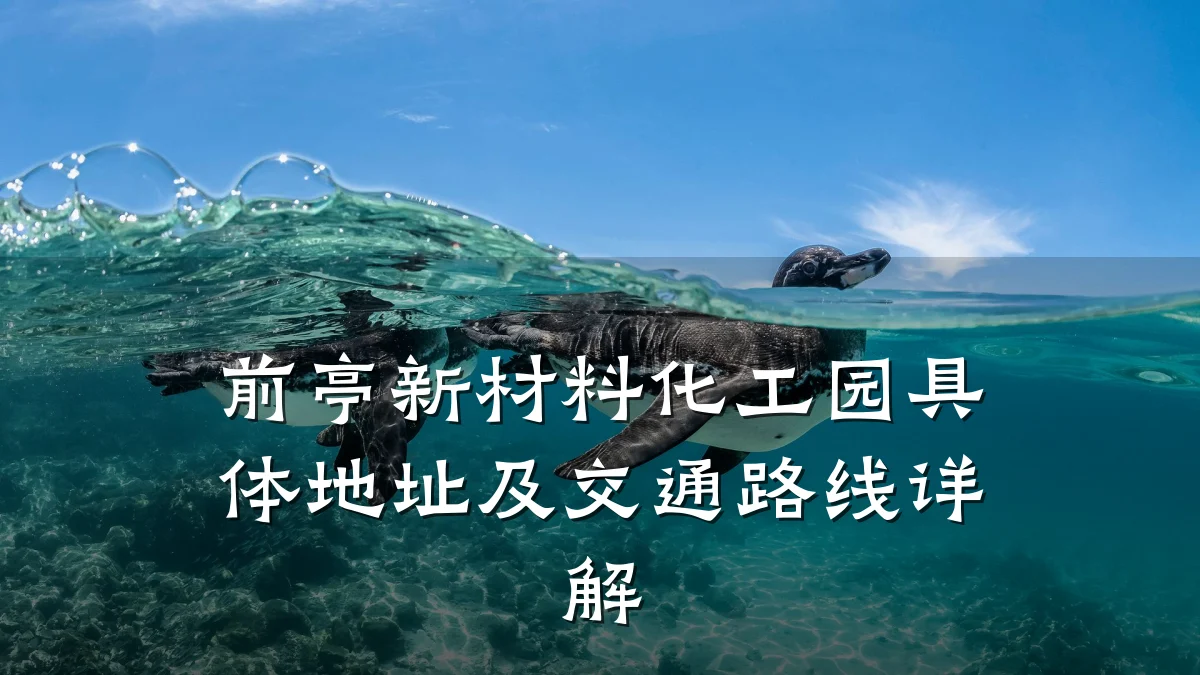 前亭新材料化工园具体地址及交通路线详解