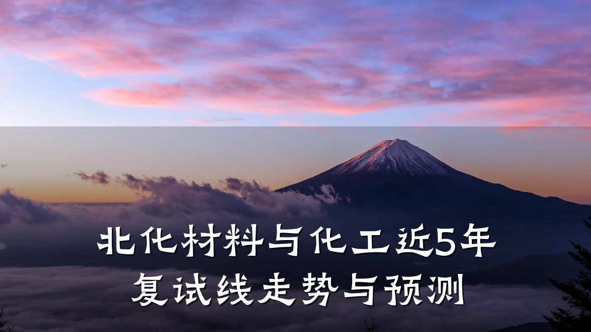 北化材料与化工近5年复试线走势与预测