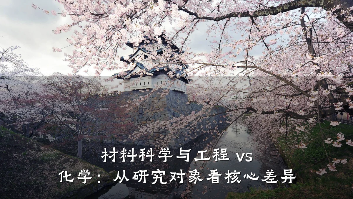 材料科学与工程 vs 化学：从研究对象看核心差异