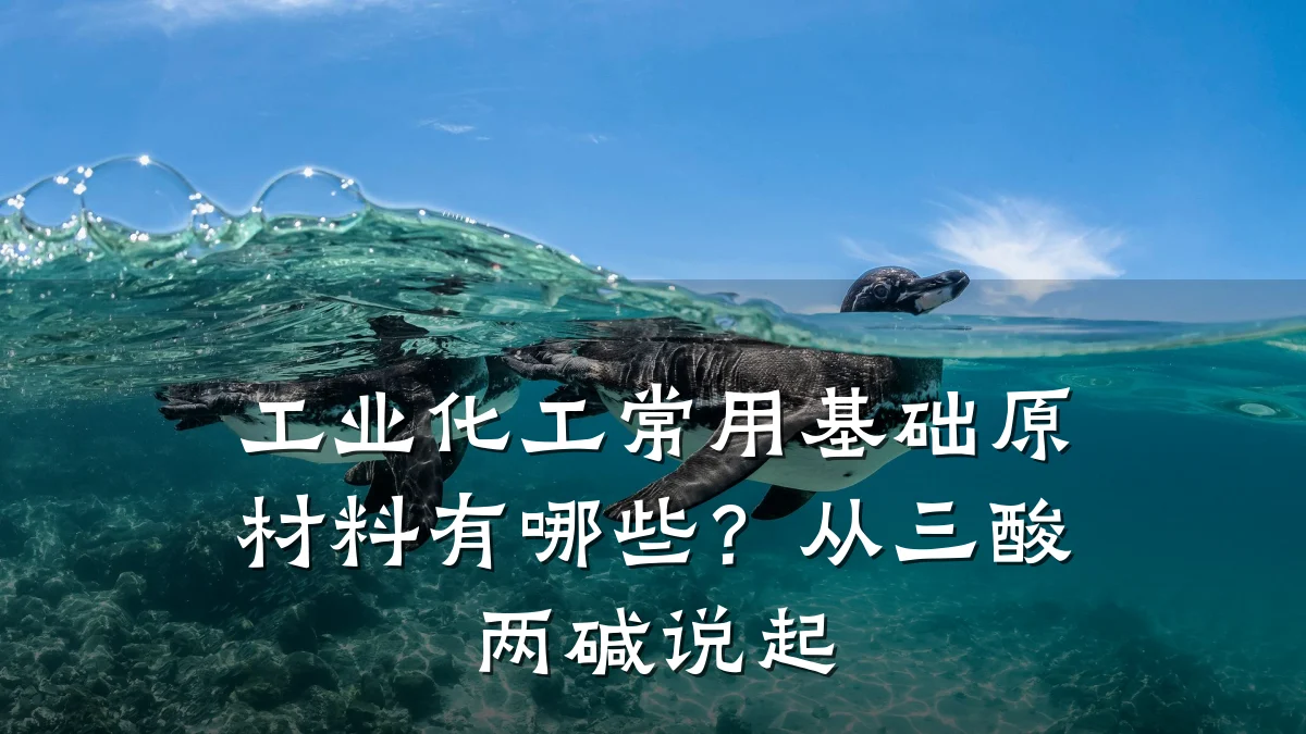 工业化工常用基础原材料有哪些？从三酸两碱说起