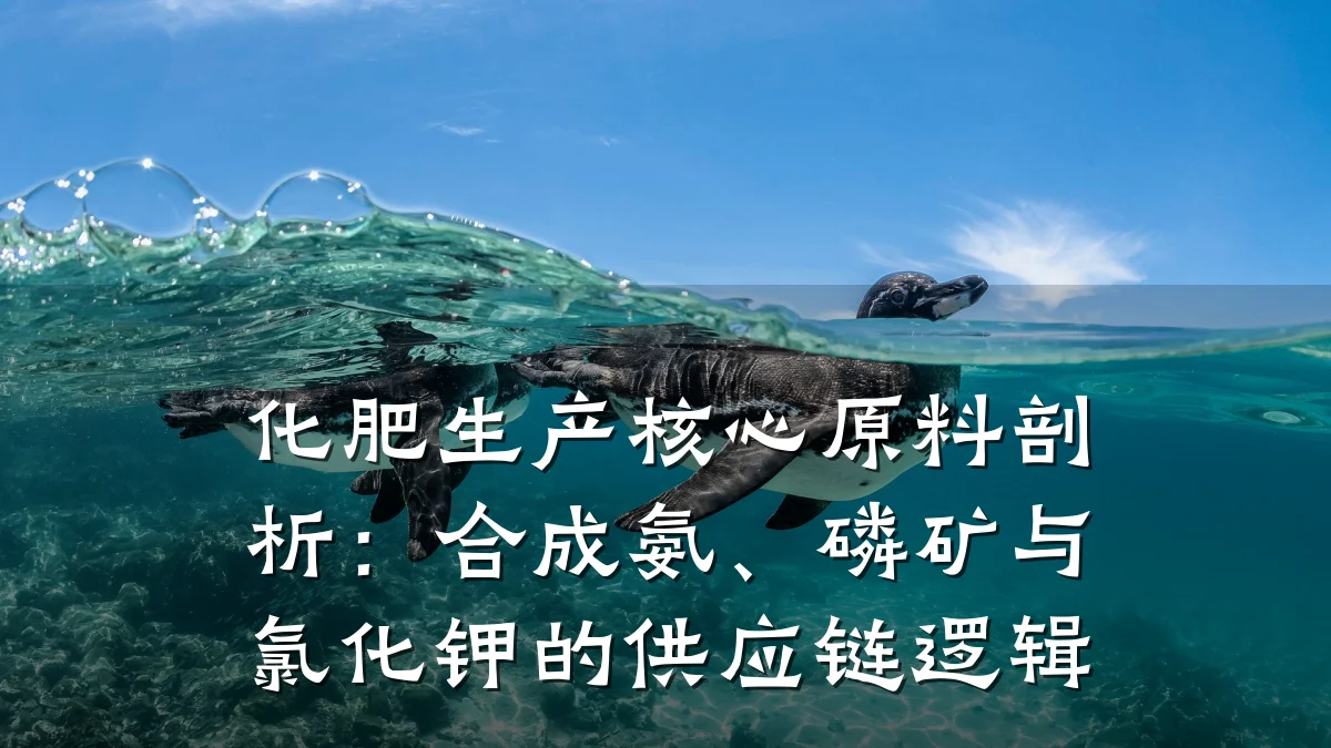 化肥生产核心原料剖析：合成氨、磷矿与氯化钾的供应链逻辑