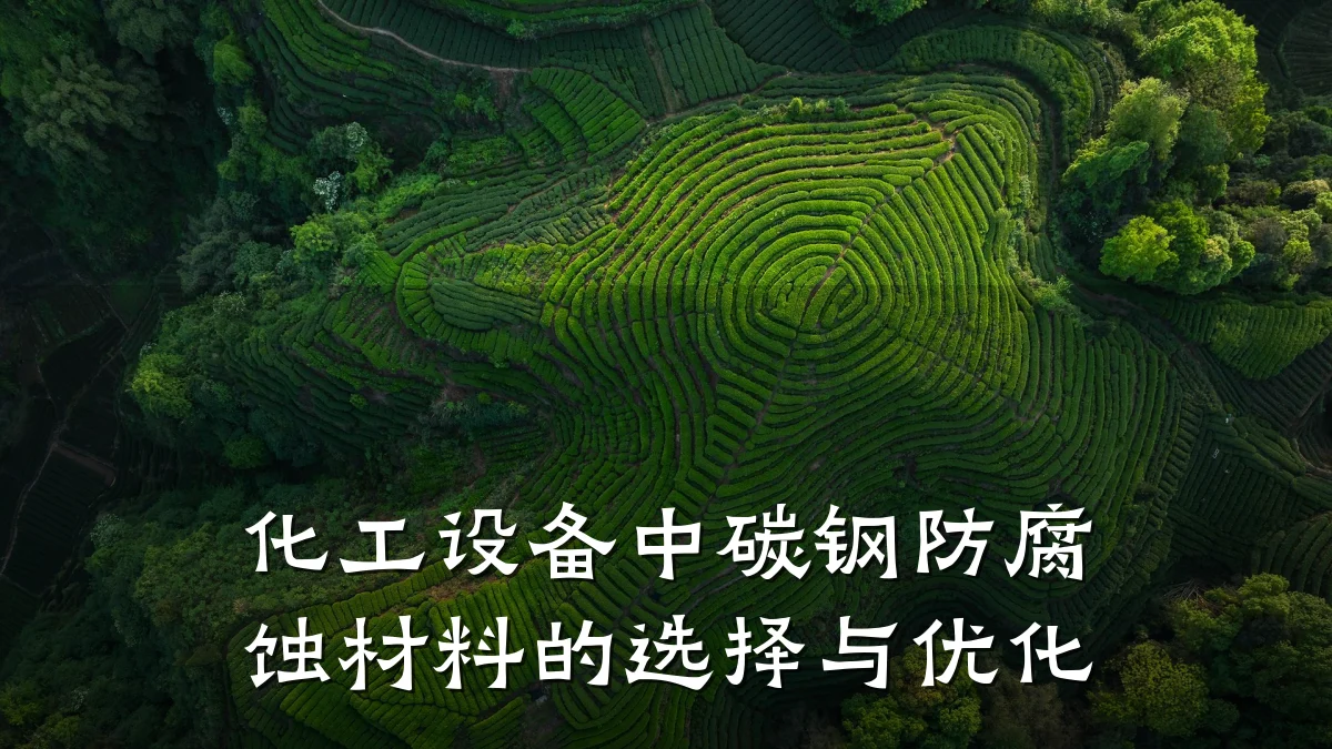 化工设备中碳钢防腐蚀材料的选择与优化
