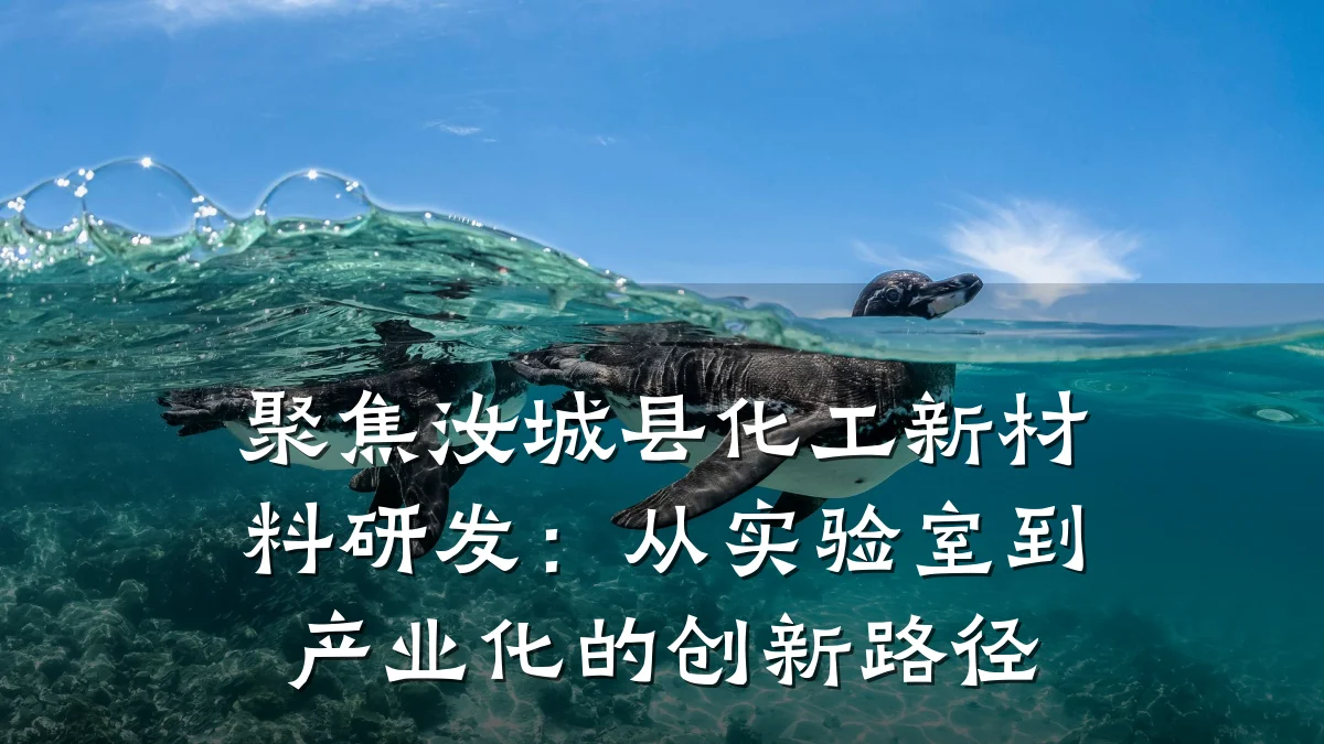 聚焦汝城县化工新材料研发：从实验室到产业化的创新路径